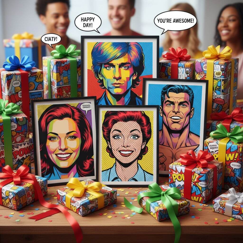 Personalized Comic Pop Art Gifts