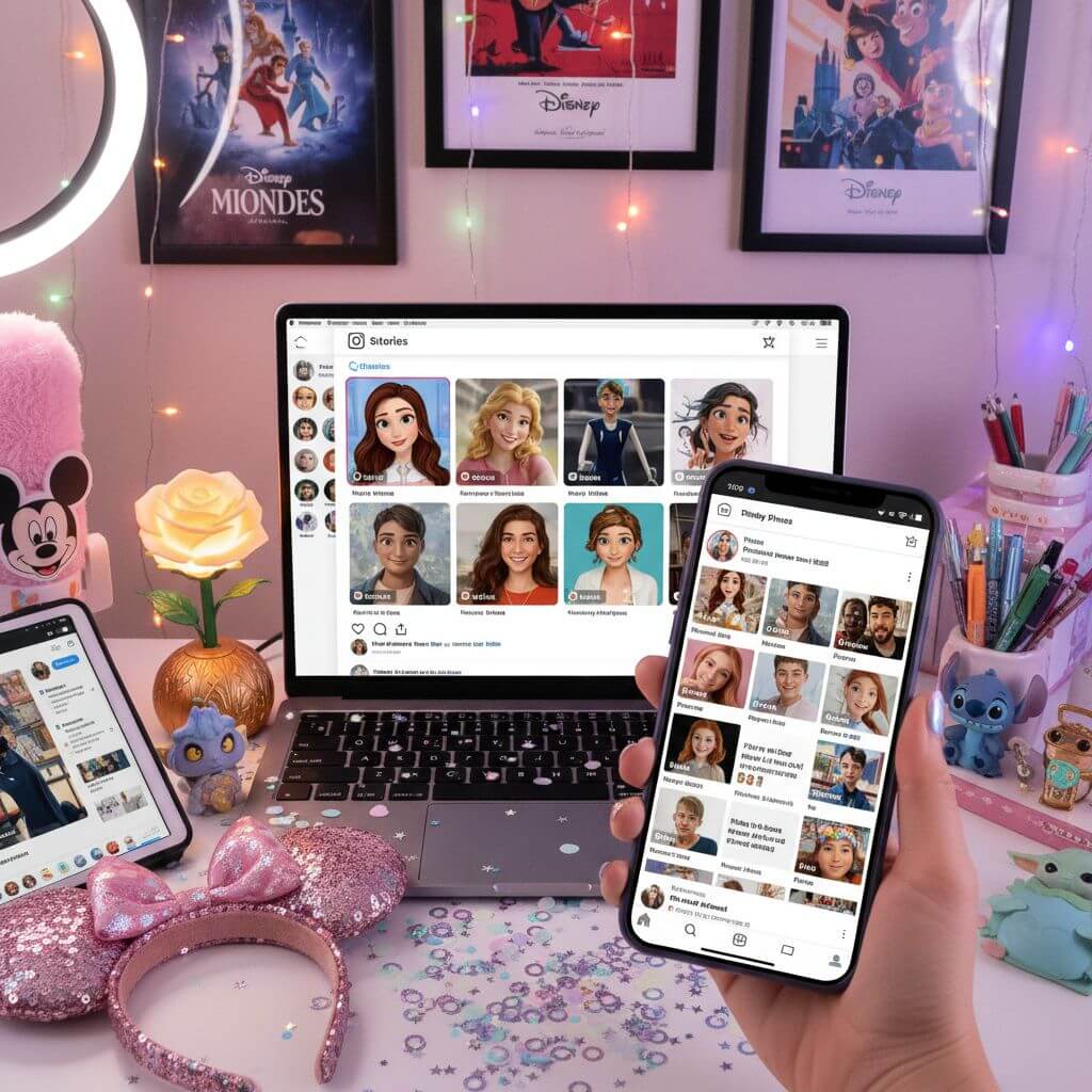 Social Media Disney Filter Fun