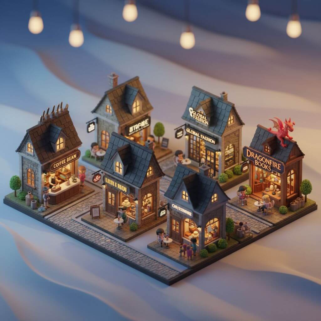 AI 3D Miniature Store