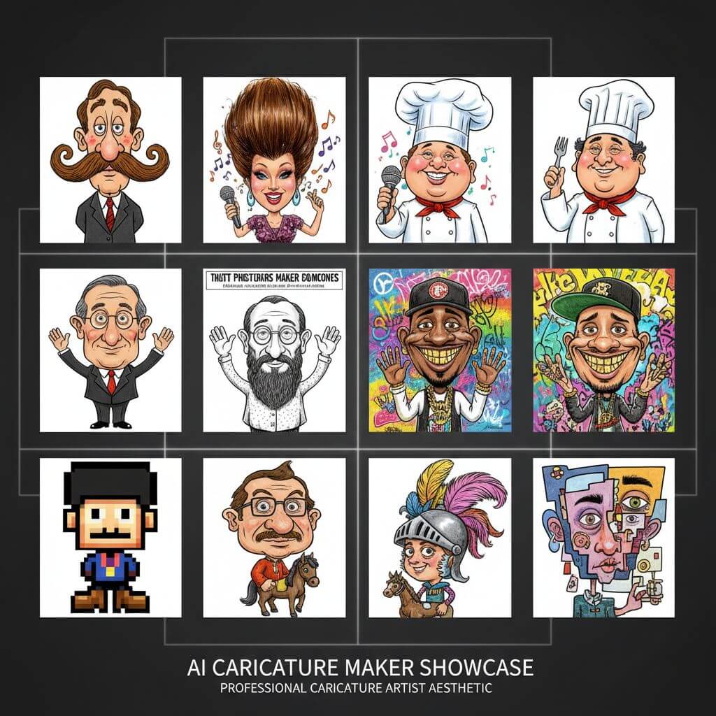 AI漫画肖像生成器