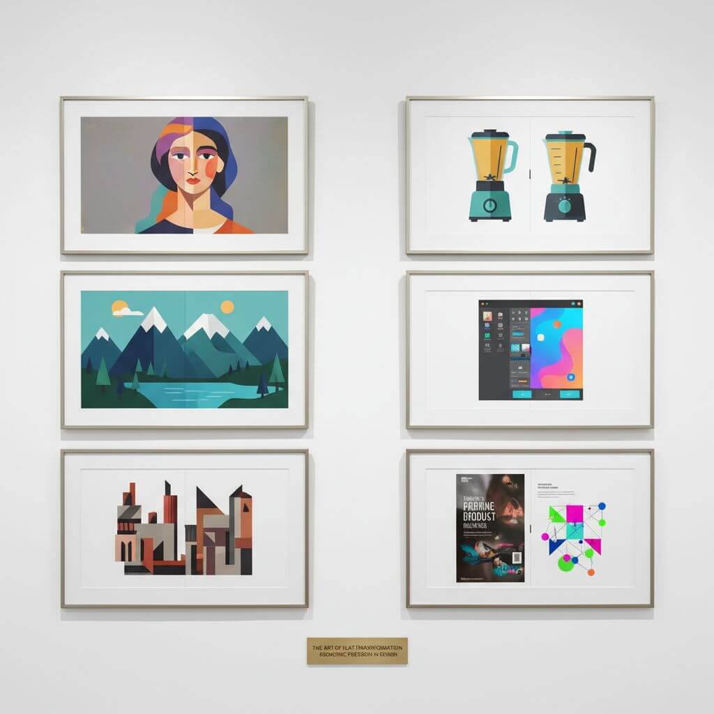 Flat Illustrative Style