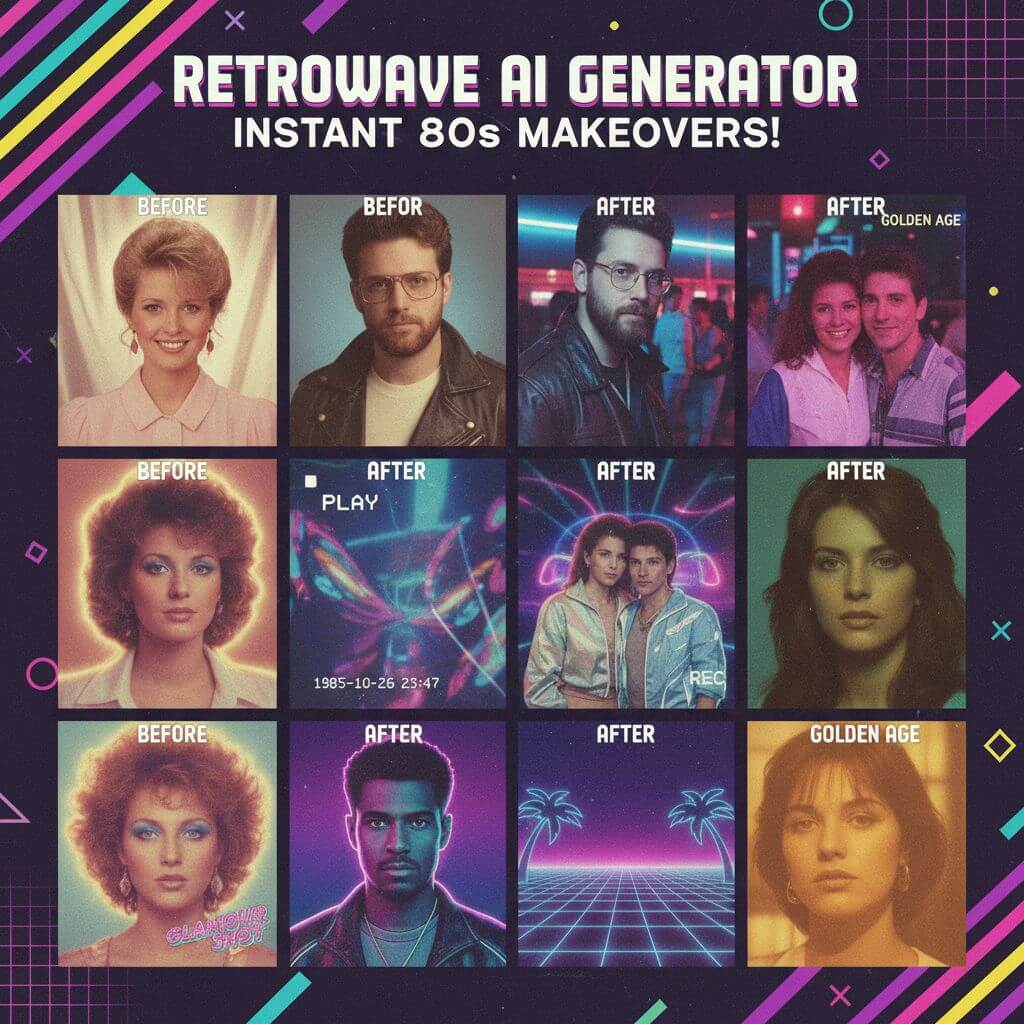 AI Retro 80s Style Generator
