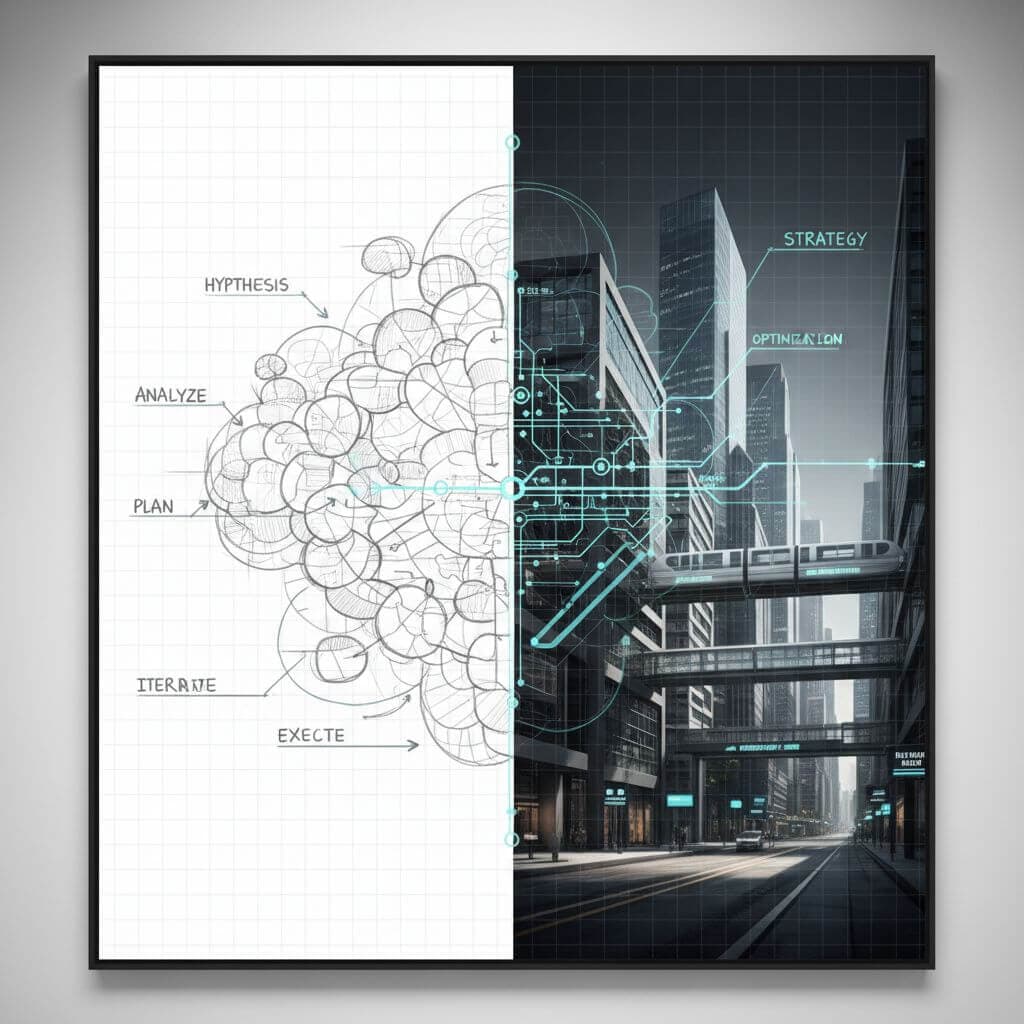 从素描到成像:推理优先的 AI 工作流