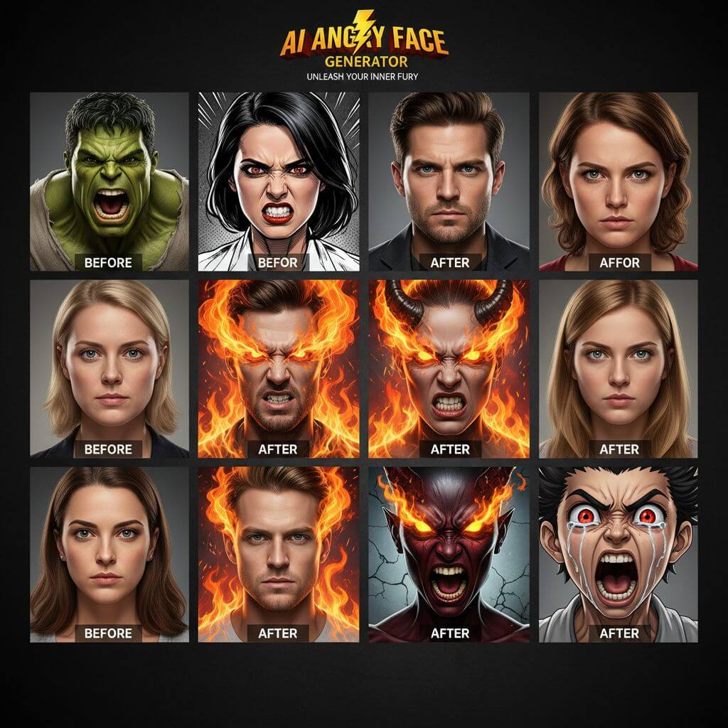 AI Angry Face Generator