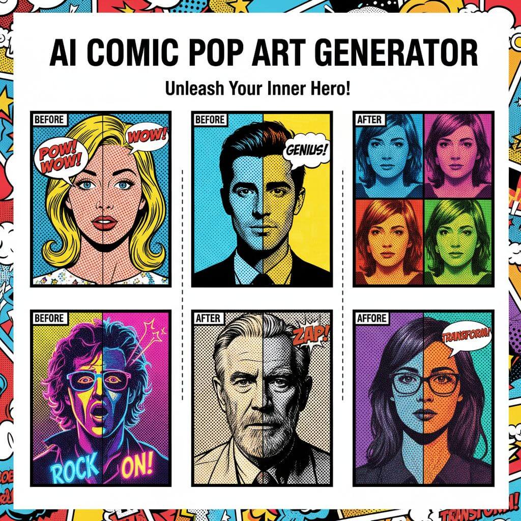 AI Comic Pop Art